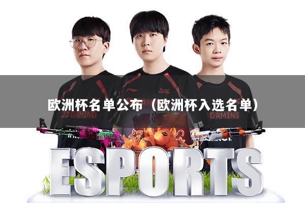 欧洲杯名单公布（欧洲杯入选名单）