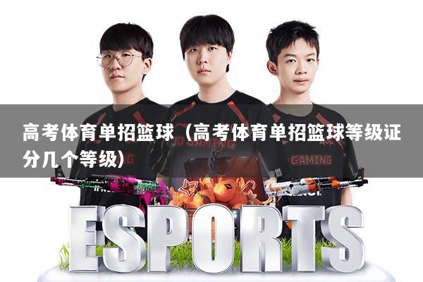 高考体育单招篮球（高考体育单招篮球等级证分几个等级）