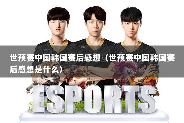 世预赛中国韩国赛后感想（世预赛中国韩国赛后感想是什么）