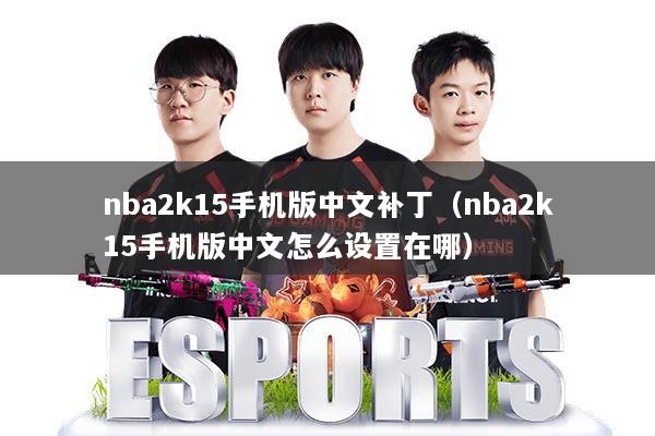 nba2k15手机版中文补丁（nba2k15手机版中文怎么设置在哪）